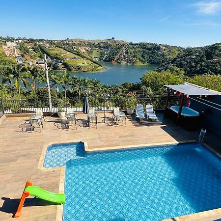 Chacara Gama Em Condominio Igarata-Sp - Jacuzzi Com Hidromassagem, Piscina E Sauna Luaran gambar